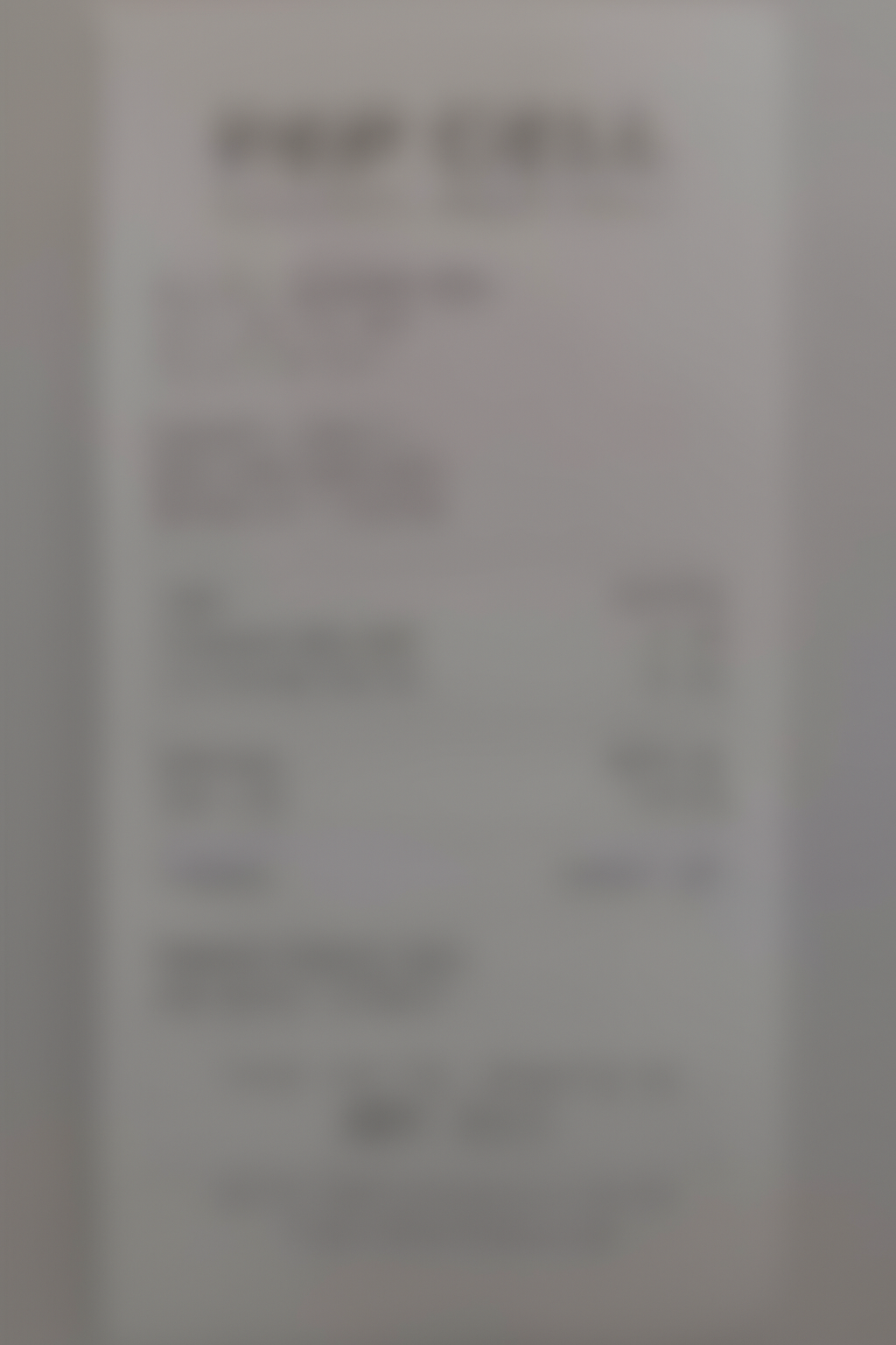 Example Receipt